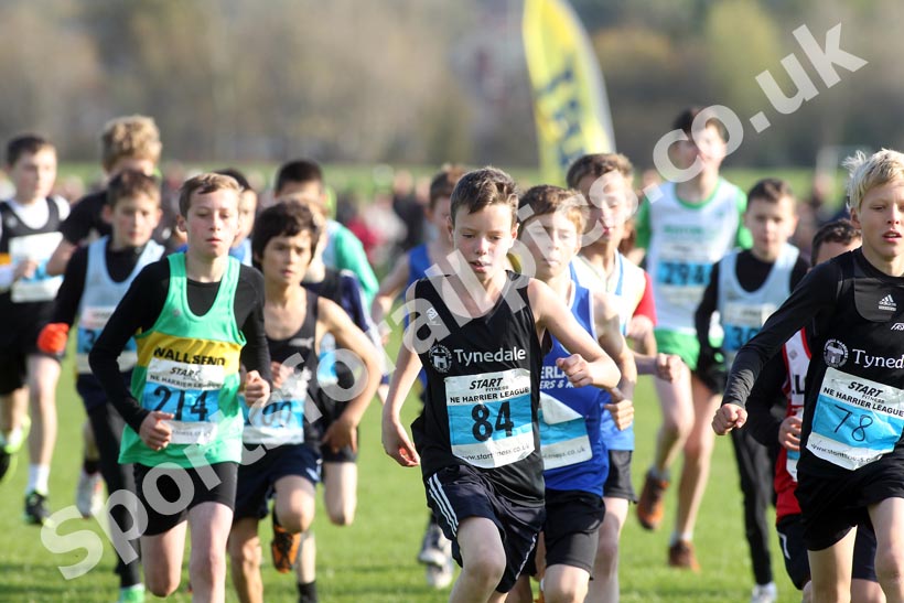 Start of the under-13s boys, Sherman Cup, South Shields